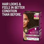 Schwarzkopf Keratin Permanent Hair Dye Cream, 6.83 Light Brown, Professional Quality Color for Up to 100% Gray Coverage, Bond Enforcing System