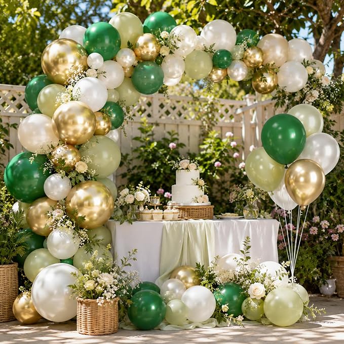 Green and Gold Balloons - Image 4