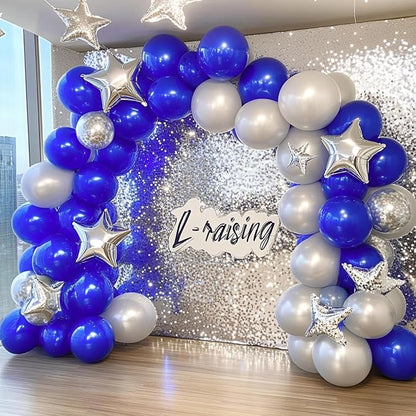 150pcs Royal Blue Balloons Different Sizes 18 12 10 5 Inch, Latex Balloons - Image 6
