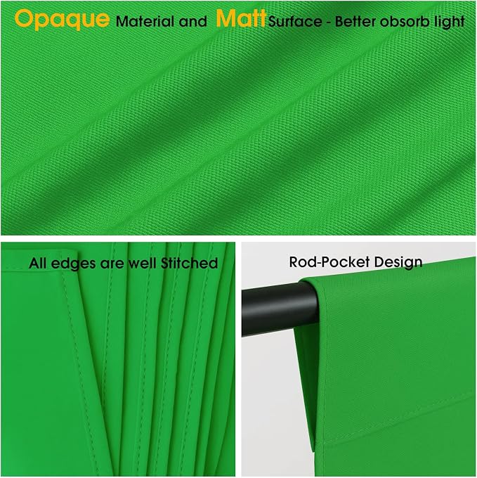 CPLIRIS 10x20ft Green Screen Backdrop - Image 4