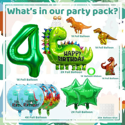 Dinosaur Party Decorations Balloons - Image 2