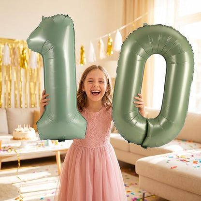 YPSelected 32 Inch Large Foil Helium Number Balloon Birthday Wedding Party 0-9 - Image 2