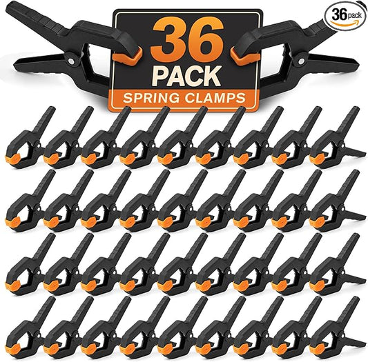 36 Pack Balloon Arch Clips, Heavy Duty Spring Clamps, Backdrop Clips | 3.4 Inch by Unknown