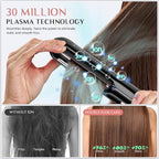 RUCHA Air Suspended Hair Straightener, 30s Fast Heating & Plasma Ionic Technology, Ceramic Flat Iron 1 Inch with Floating Plates, 2 in 1 Straightener and Curler, Frizz Control for All Hair Types
