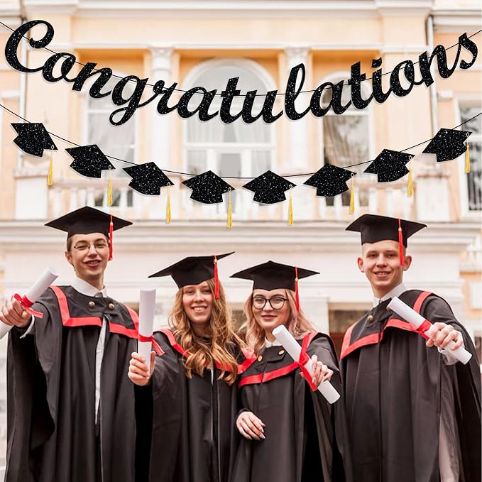 Congratulations Banner, NO DIY Graduation Banner - Image 5