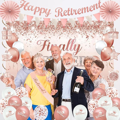 Rose Gold Retirement Decorations - Image 9