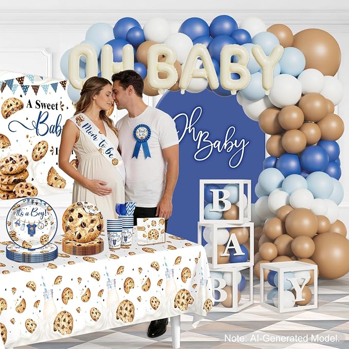 Cocomigo 297PCS Cookie Baby Shower Decorations - Image 6