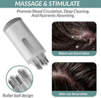 Minoxidil Applicator, Scalp Oil Applicator. Oil Comb. (Silver)