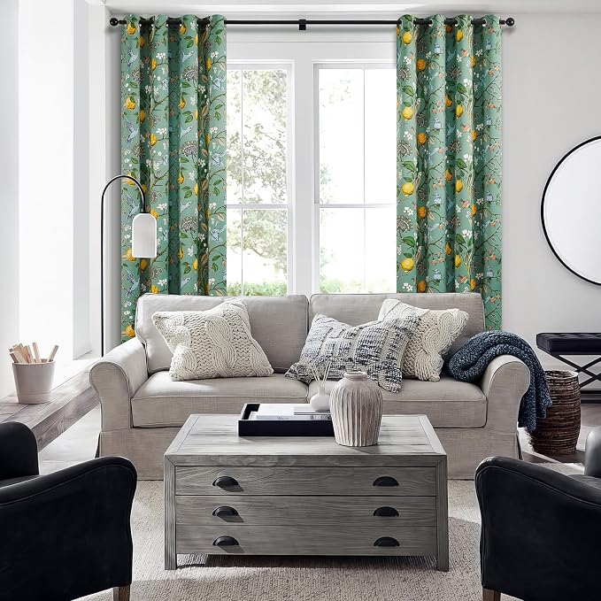 Topfinel 92 Inches Long Custom Sage Green Luxury Curtains - Image 6