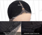 BrittyHair Black Mix Blonde Long Straight Wig for Women 26 Inches Synthetic Layered Wig 13x4x1 Black Mix Blonde Lace Front Wig Middle Part Synthetic Wigs for Daily Cosplay Party Use