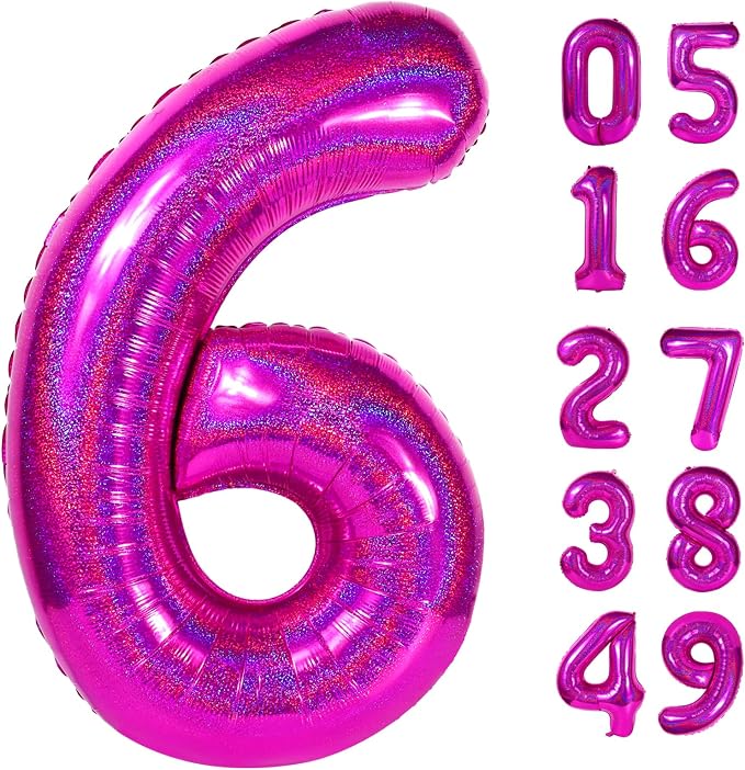 Laser Hot Pink 6 Balloon by IWERP