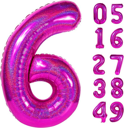 Laser Hot Pink 6 Balloon by IWERP