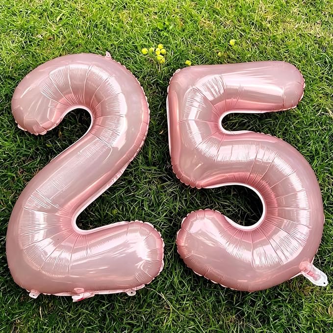 40 Inch Pink Number 0 Foil Balloon - Image 6