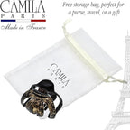 Camila Paris CP3866 French Octopus Hair Clip for Women Thick Hair and Long Curly Wavy Hair, Girls Hair Claw Clips, Styling Claw Clip for Thick Hair, Strong Hold No Slip Grip, Made in France
