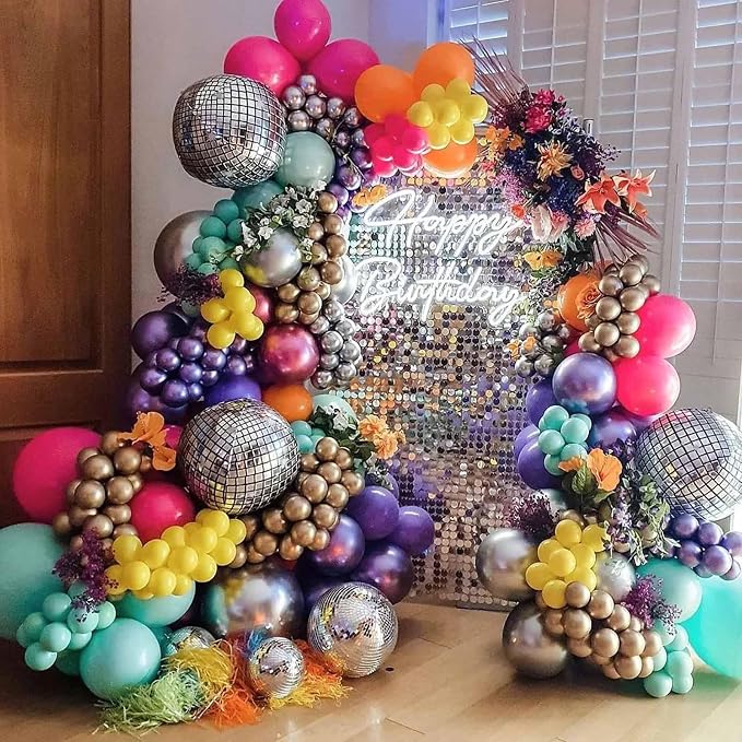 Metallic Multicolor Balloons, Birthday Decoration, Wedding Party, Baby Shower - Image 4