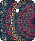 ALAZA Tribal Mandala Barber Cape for Men Women, Waterproof Haircut Apron Beard Shaving Bib Hair Cutting Cloth 55 x 65 Inch