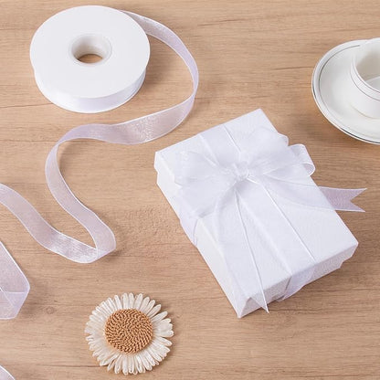 Sheer Organza Ribbon 1 Inch Chiffon Ribbons - Image 5