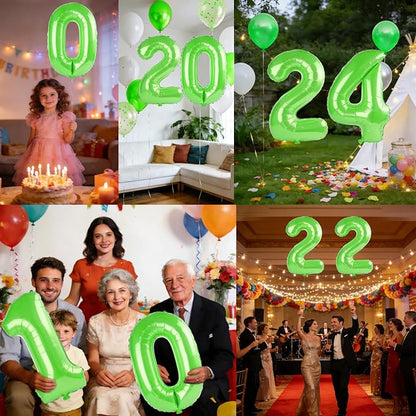 40 Inch Number 24 Balloons for 24th Birthday Party Decorations, 0-100 Fruit - Image 7