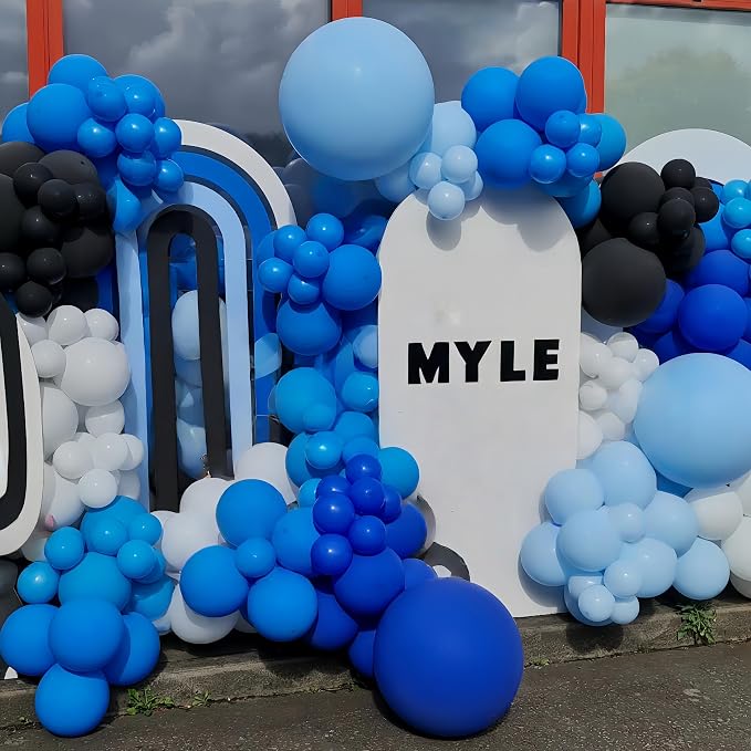 Blue and Black Balloons - Image 8