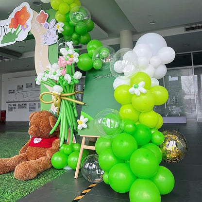 412pcs Lime Green Balloon Garland Arch Kit 18 12 10 5 Inch Different Sizes - Image 5