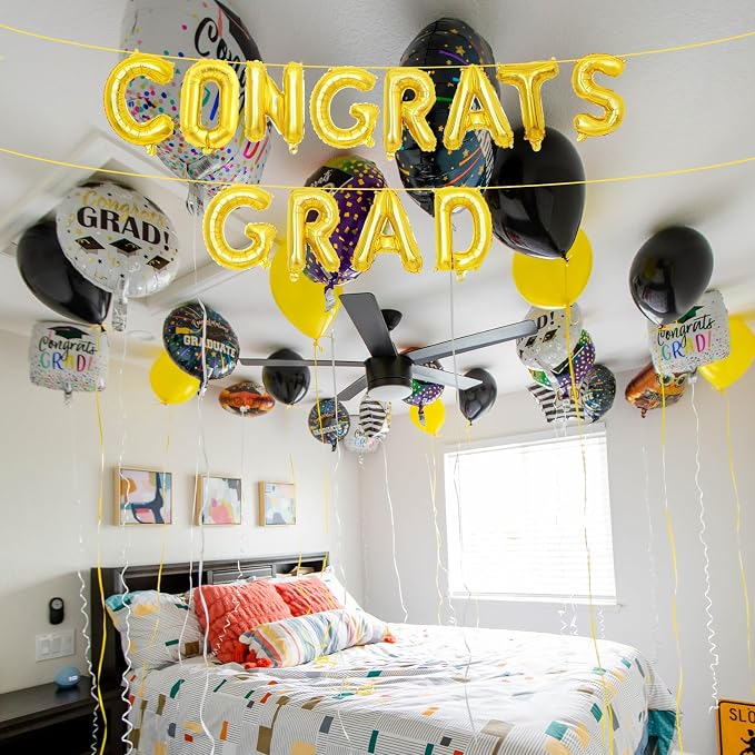 52 Pcs 2 Sets of 16 Inch “A-Z” Letter Balloons Set – Complete Alphabet Mylar - Image 4