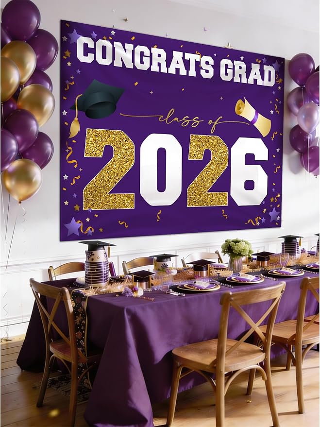Class of 2026 Graduation Banner 47x67" - Image 9