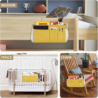 Bedside Caddy Hanging Bunk Bed Caddy Bed Organizer Hanging Pocket - Image 8