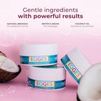 Strong Edge Control for 4c Black Hair with Coconut Oil, Biotin & Castor Oil - Edge Control for Black Hair - Strong Hold Gel for 4c Natural Hair, Long-Lasting Hold that Helps Support Hair Growth 5oz