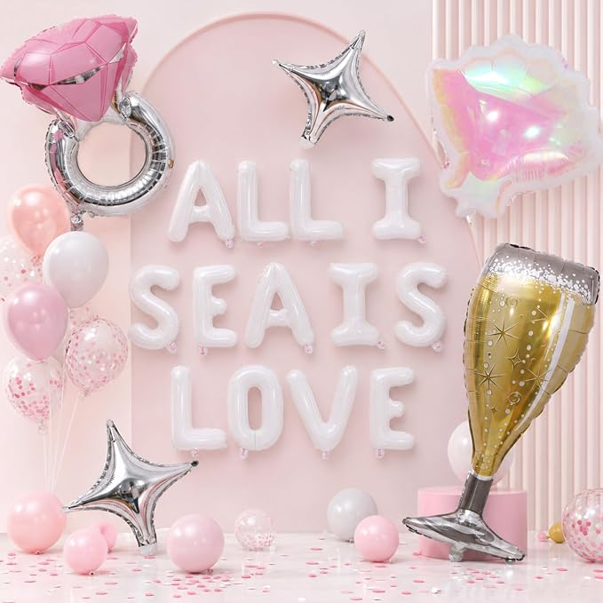 All I Sea Is Love Balloon Banner Kit - Image 4