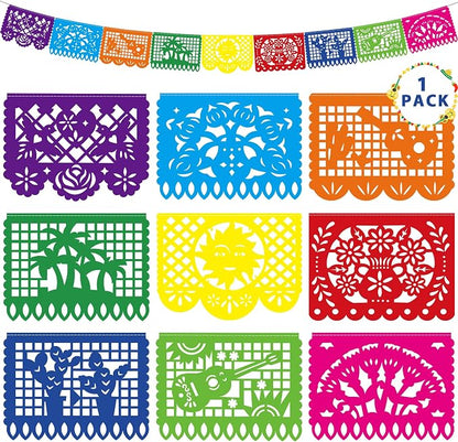 18 FT Cinco De Mayo Party Decorations, 1 Pack Fiesta Banner by Heartome