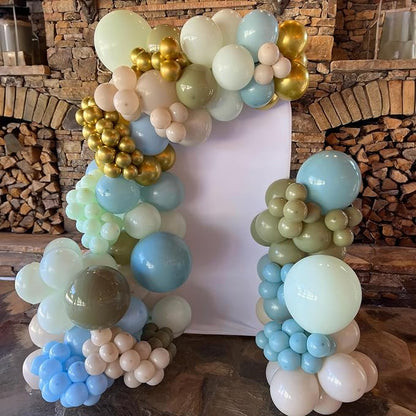 Dusty Blue Green Balloons - Image 7