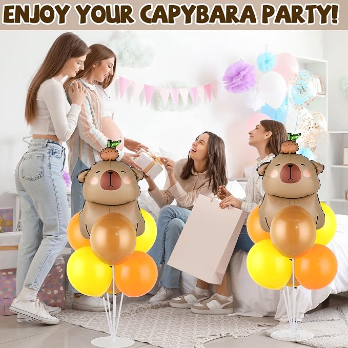 Capybara Party Balloons Stand Kit 2 Sets - Image 7
