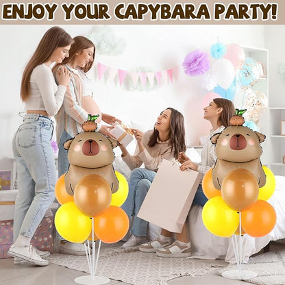 Capybara Party Balloons Stand Kit 2 Sets - Image 7