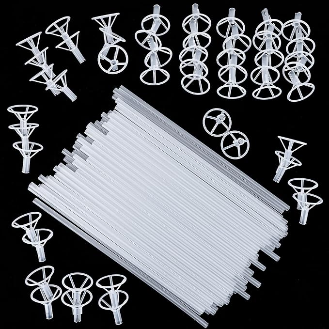 RUBFAC 50pcs Balloon Sticks - Image 5