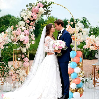 6.6FT Metal Arch Backdrop Stand, Balloon Arches Backdrop Stand - Image 2