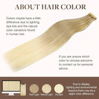 GOO GOO Tape in Hair Extensions Human Hair, O7/60F Ombre Ash Blonde with Frosted Highlights, 24inch 50g 20pcs, Skin Weft Seamless Invisible, Silky Straight with Thick Ends, Remy Human Hair