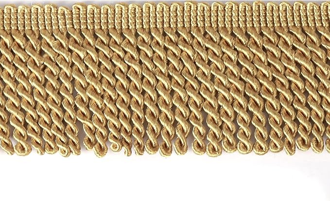 BEL AVENIR Bullion Fringe Trim Curtain Fringes 10 Yard x 2.5 Inches Sewing | - Image 2