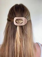 4 PCS Hair Clips Flat claw clips for women,Non Slip Hair Claw Clips for thick hair and thin hair, French ergonomic hair accessories Set