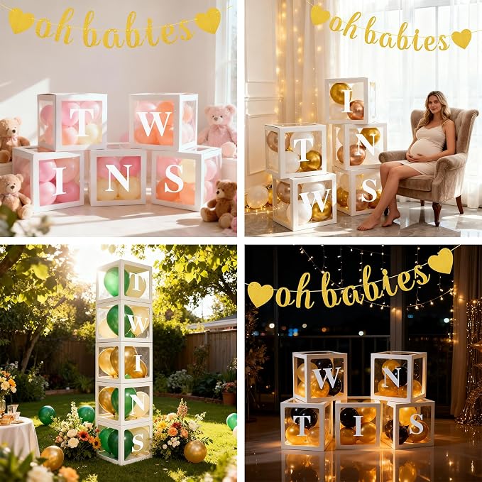 White Twins Party Supplies - Image 3