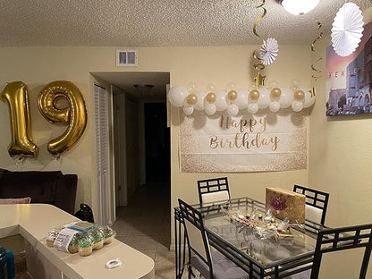 Gold 9 Balloon - Number Balloon 40 Inch, 9th Gold Birthday Decorations | Giant - Image 7
