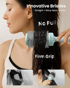 AIMIKE NaturaVol Round Brush for Blow Out, Large Round Hair Brush Nano Thermal Ceramic & Ionic Tech, for Blow Drying & Salon-like Styling at Home, Maximum Volume and Shine- 2.1" Barrel, 3" w/Bristle