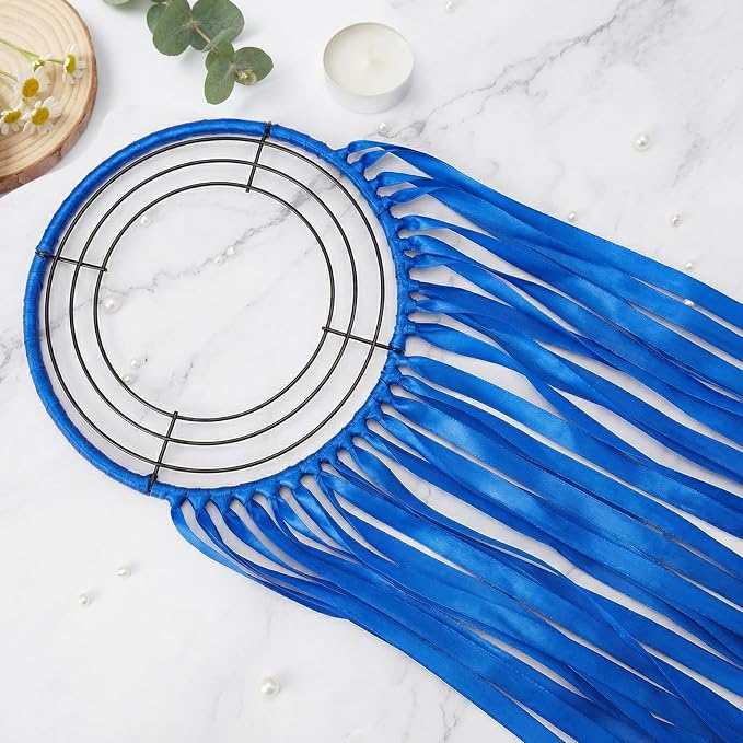 woric 120 Yards Royal Blue Ribbon 3/8 Inch Thin Satin Ribbons | Gift Wrapping - Image 6