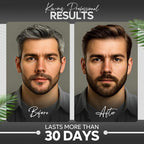 Dark Brown Hair Color Shampoo for Men – 5 in 1 Hair Dye Shampoo for Grey Hair - Instant Hair Dye with 100% Color Accuracy with Natural Ingredients - Ammonia Free - 500ml