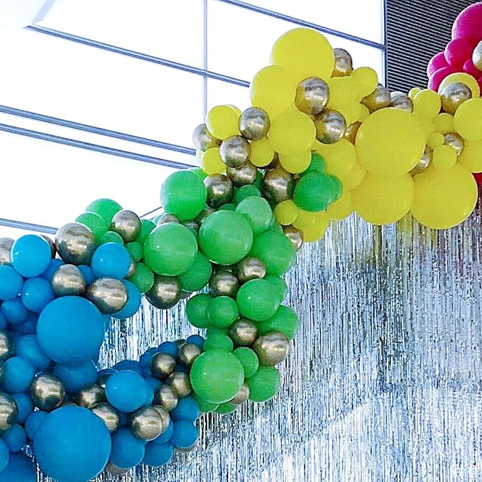 135pcs Green Balloons Different Sizes 18" 12" 10" 5" Latex Balloon Garland Arch - Image 6