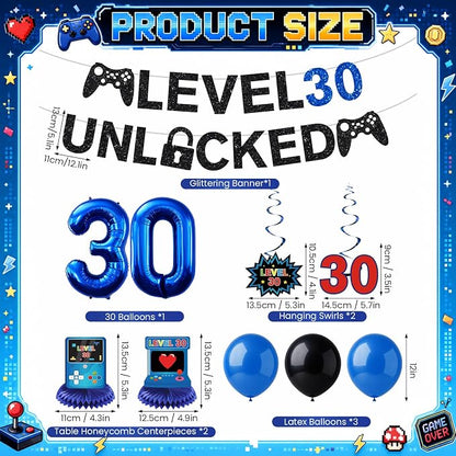 Level 30 Unlocked Birthday Decorations - Image 2