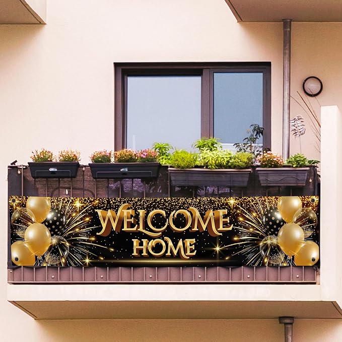 Welcome Home Banner 6 x 1.3ft - Image 7