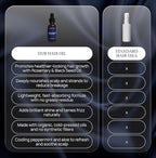PUREANCE Hair Therapy - Hair Growth Oil for Dry & Frizzy Hair - Scalp Serum for Women & Men - With Aloe Vera Gel, Castor, Argan, Black Seed, Rosemary & Peppermint Essential Oils & More - 2 Fl OZ