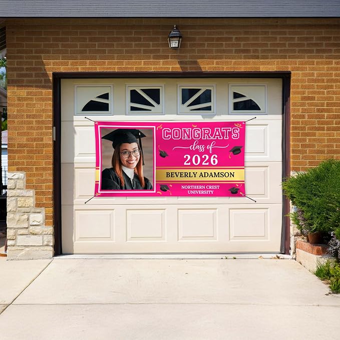 Graduation Banner, Custom Class of 2026 - Image 8