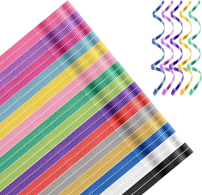 30 Roll 15 Colors Curling Ribbons by PendantofLuck