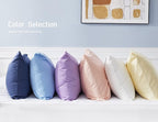 Sunflower Body Pillowcase 100% Cotton Long Pillow Cover/Case Envelope Closure 1 Pack, 21×54 inches Purplish Blue, Soft and Breathable